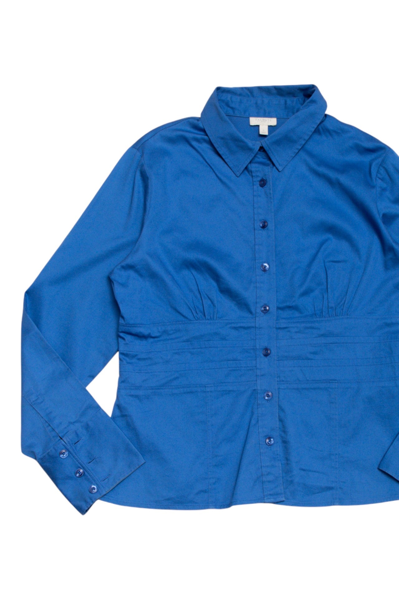 #152 Talbots blue cotton button up | c. 165 | size 8