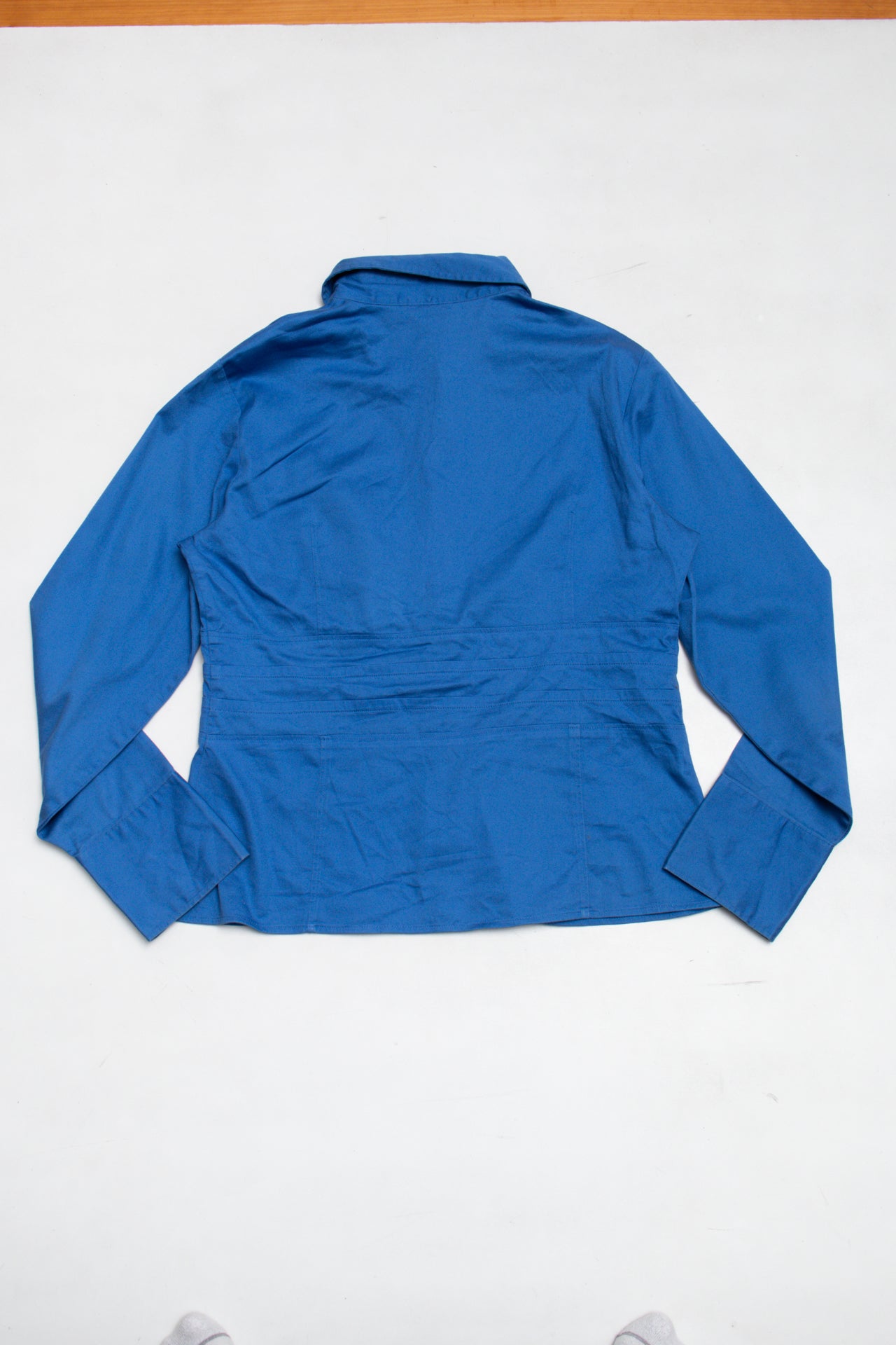 #152 Talbots blue cotton button up | c. 165 | size 8