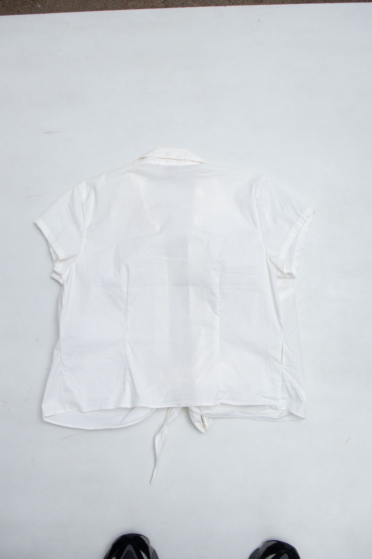 #33 Talbots White Linen Tee | It's Britney Bitch | Size 8/10