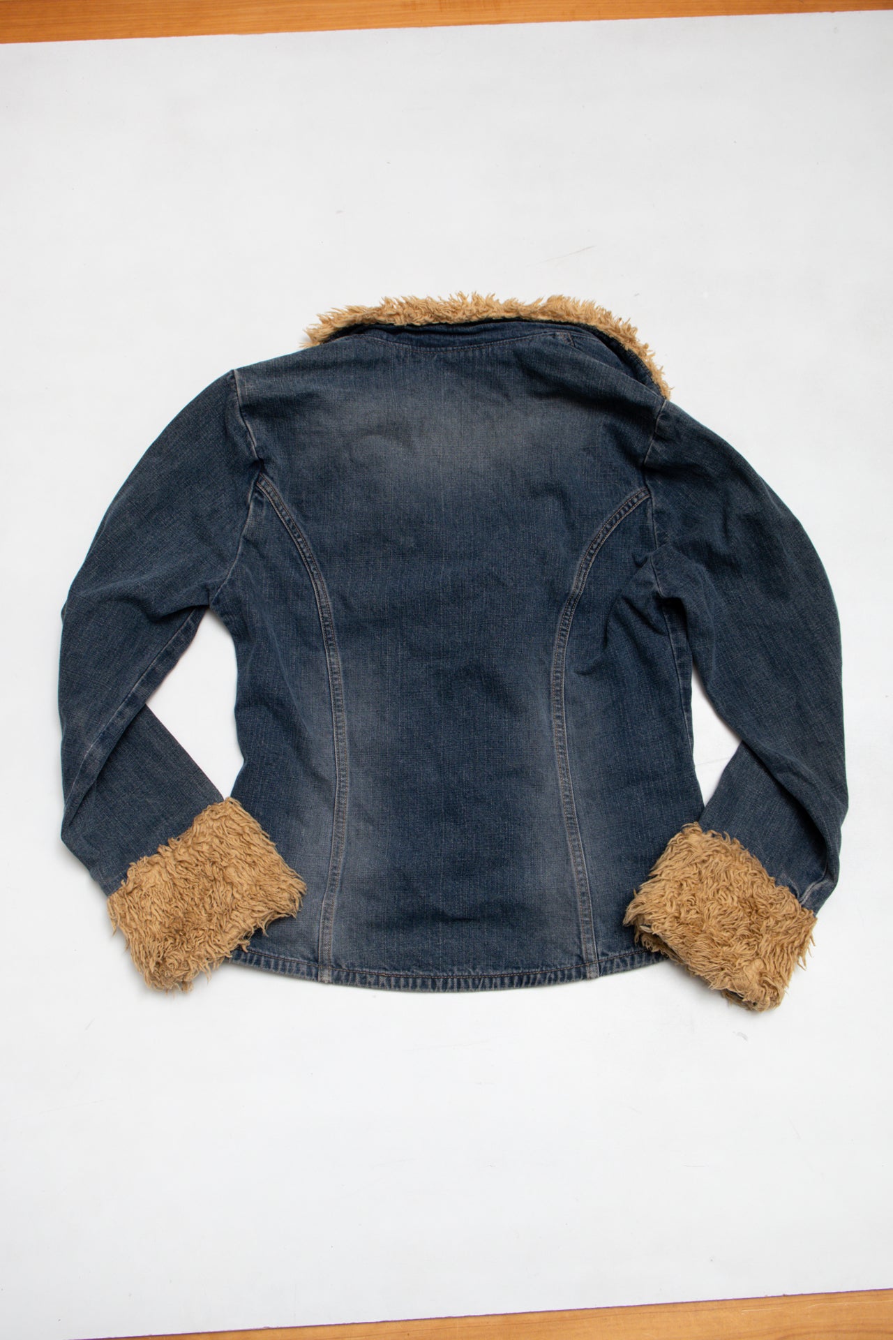 #156 Locura trim denim jacket | c. 165 | size 10