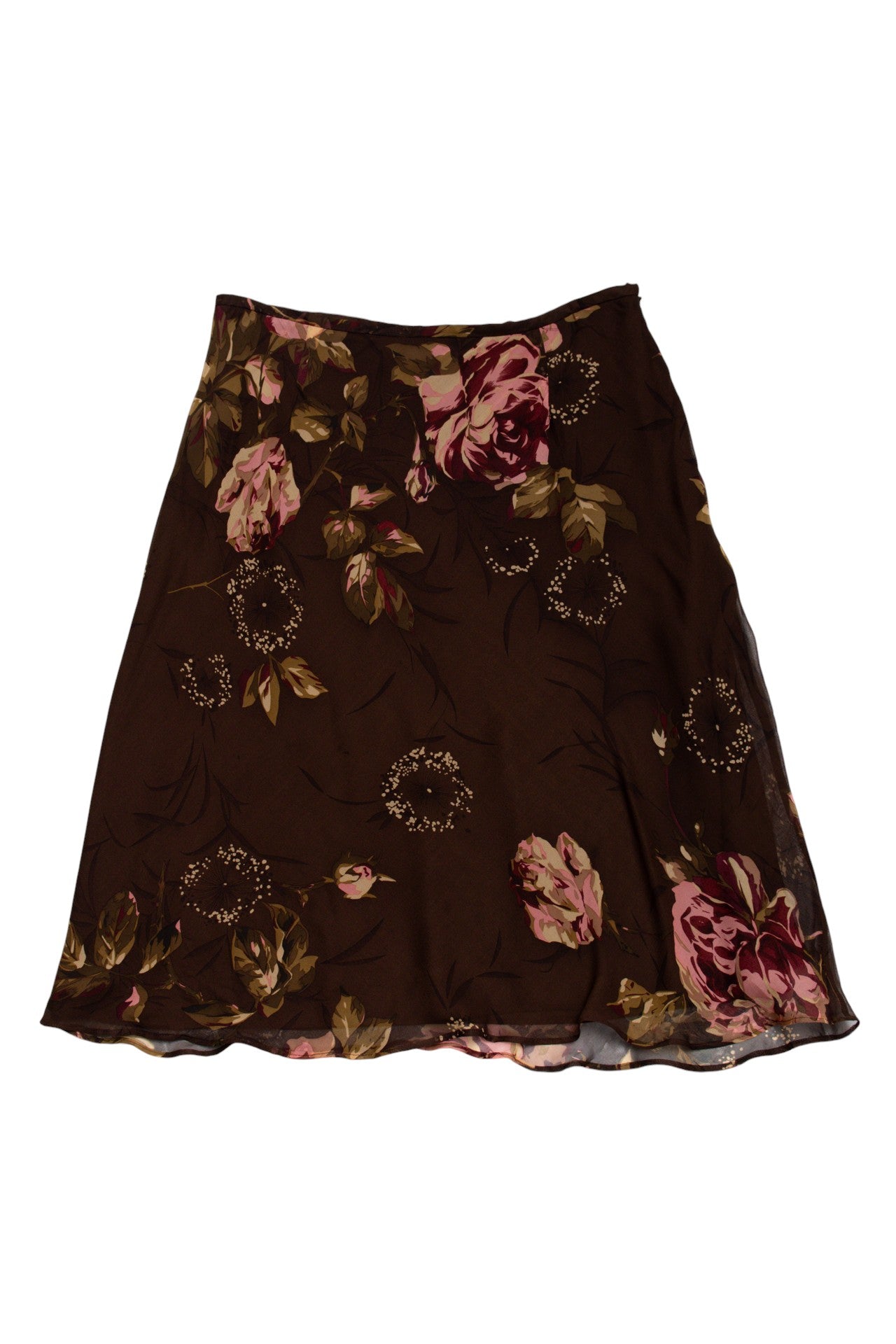 #157 Charter Club lined silk midi skirt | c. 165 | size 8