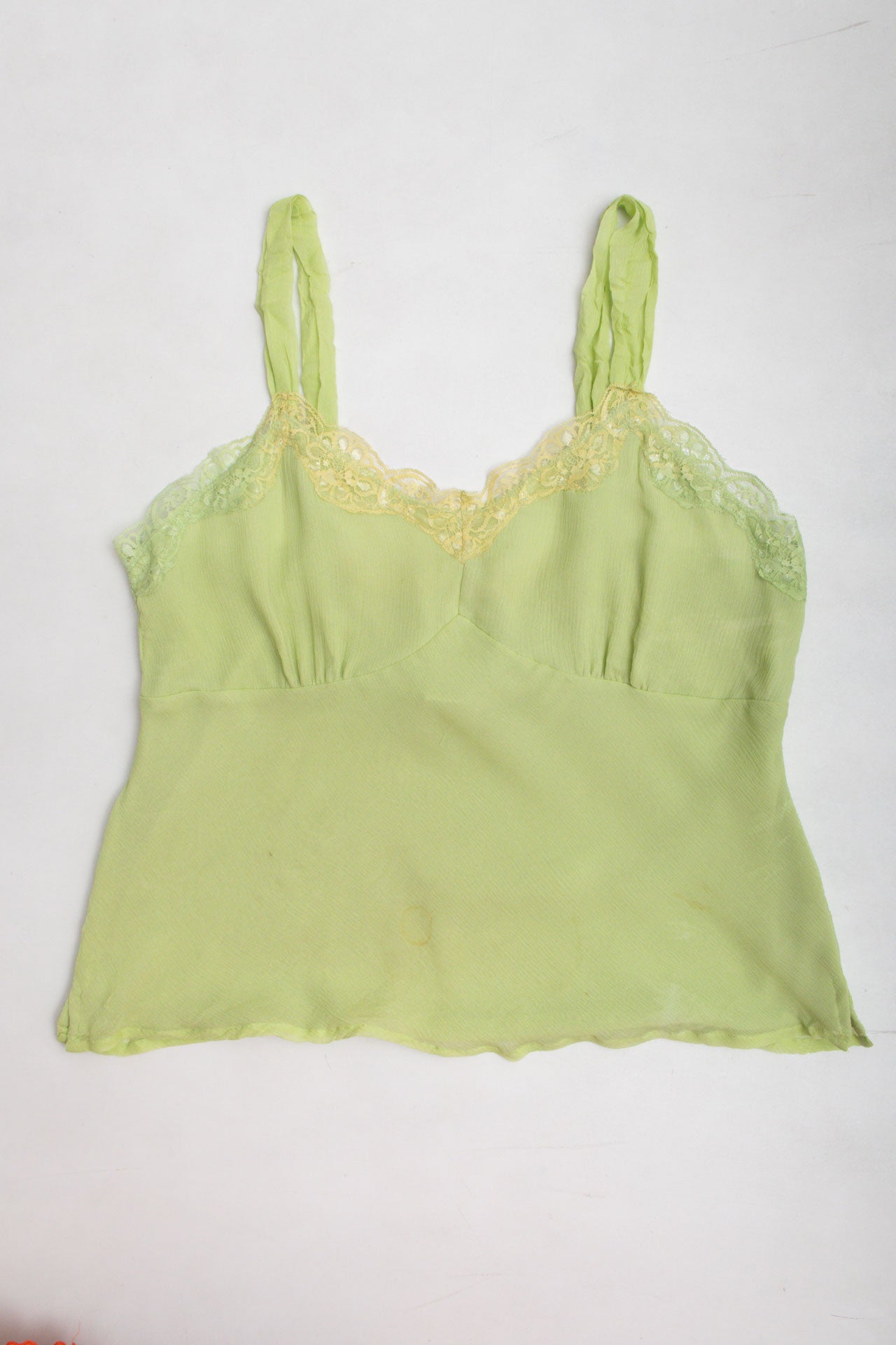 #28 Chadwicks Silk Green Cami | Collection 141 | Size 14