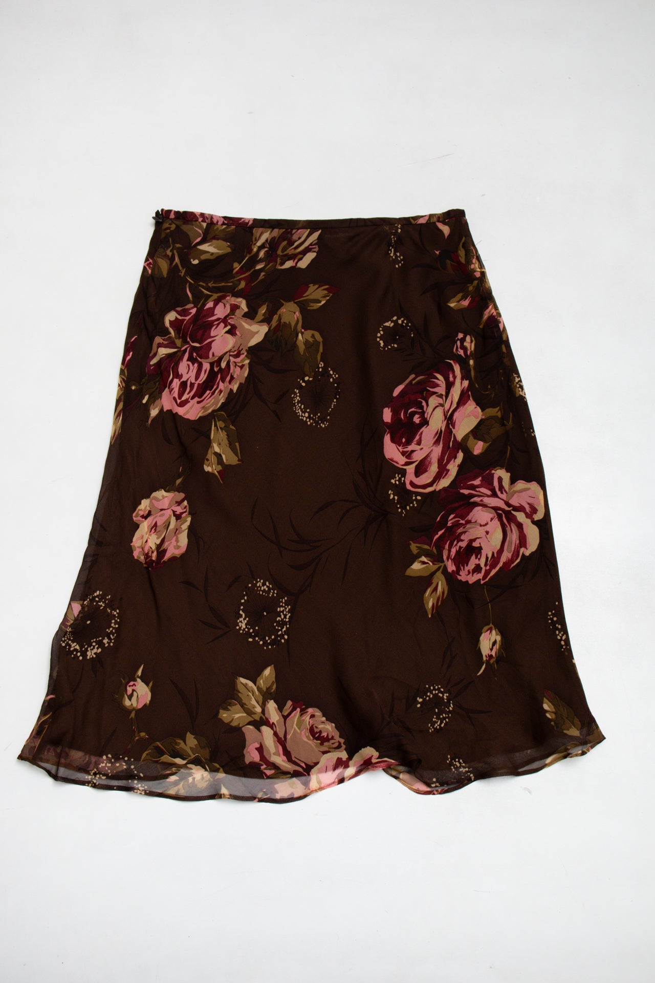 #157 Charter Club lined silk midi skirt | c. 165 | size 8