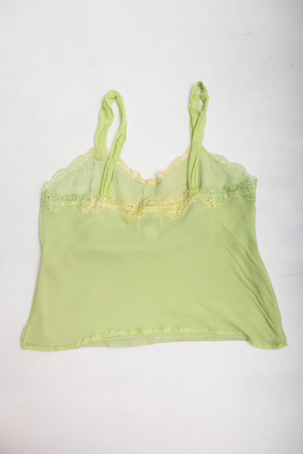 #28 Chadwicks Silk Green Cami | Collection 141 | Size 14