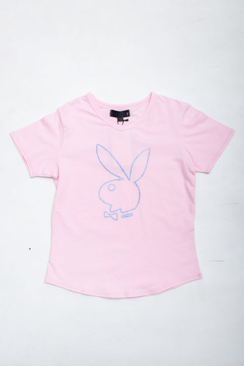 #40 PlayBoy Tee | Just a Girl | Size 10