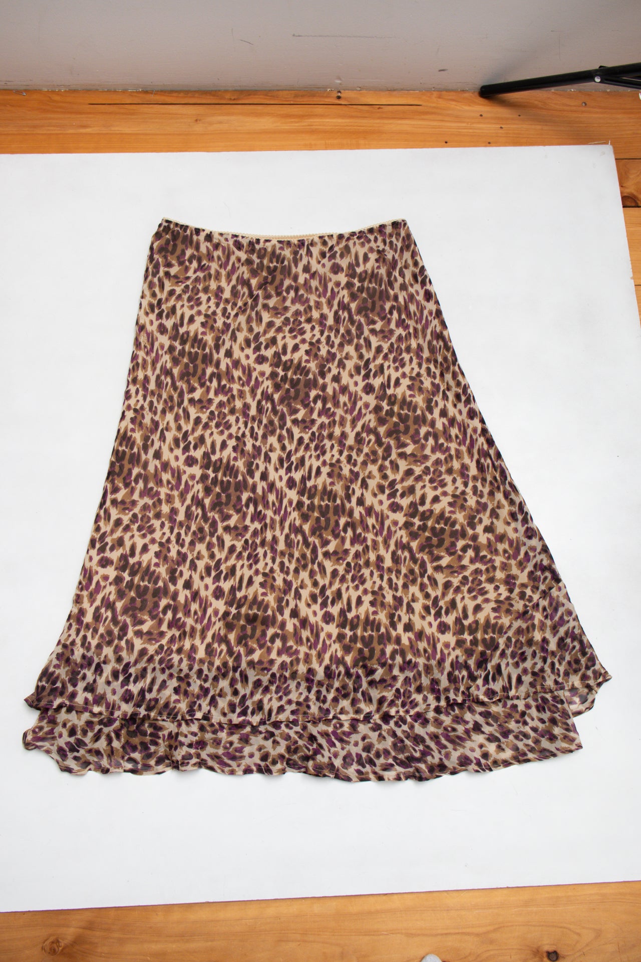 #160 Style & CO leopard print midi skirt | c. 165 | size 12