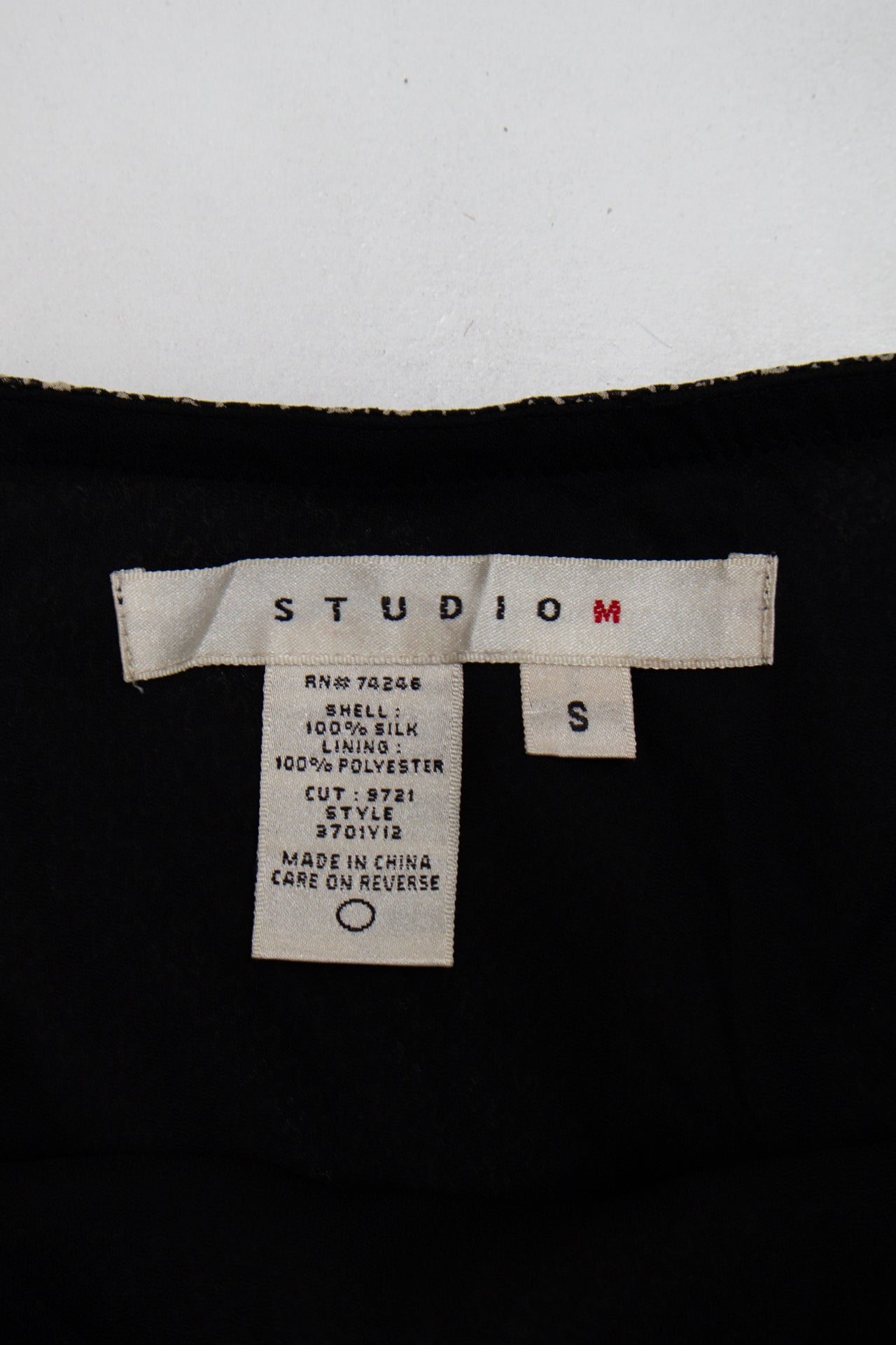 #161 Studio M asymmetrical silk midi skirt | c. 165 | size 8