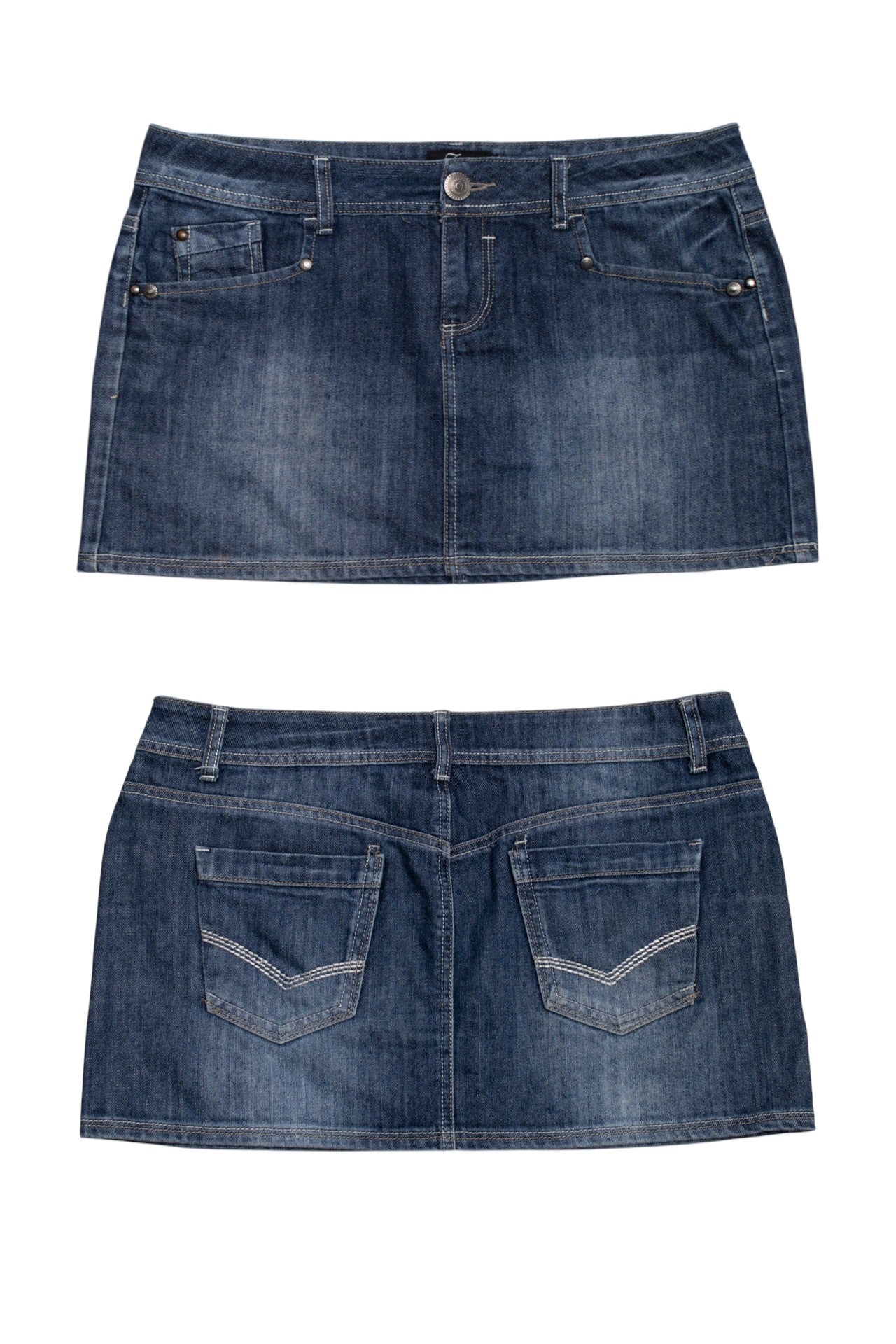 #162 Free 2BU denim mini skirt | c. 165 | size 14