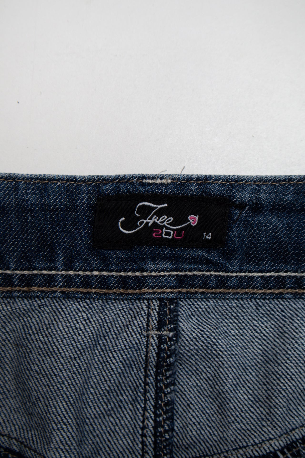#162 Free 2BU denim mini skirt | c. 165 | size 14