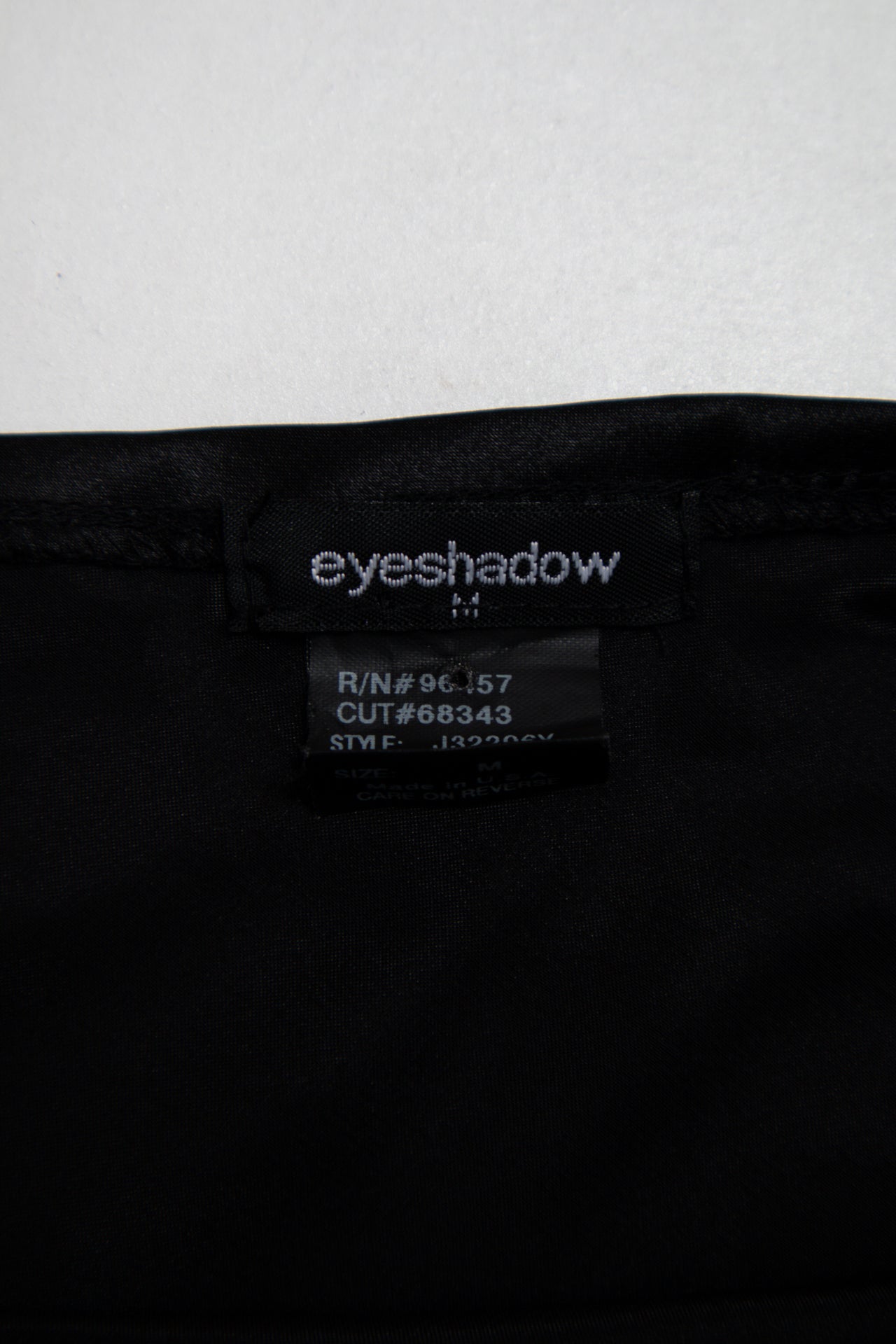 #165 Eyeshadow satin lace trim cami | c. 165 | size 10