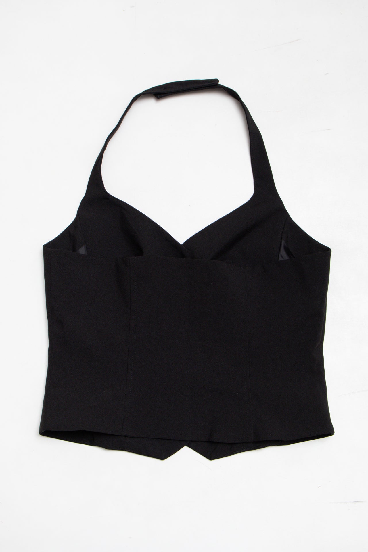 #167 R black button up corset | c. 165 | size 8