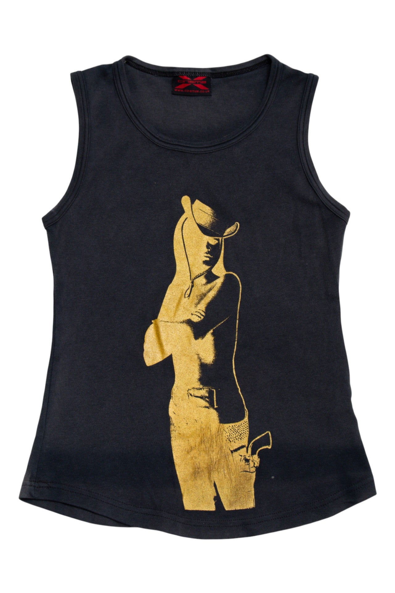 #169 UK made Cinema cow-girl cotton tank | c. 165 | size 8