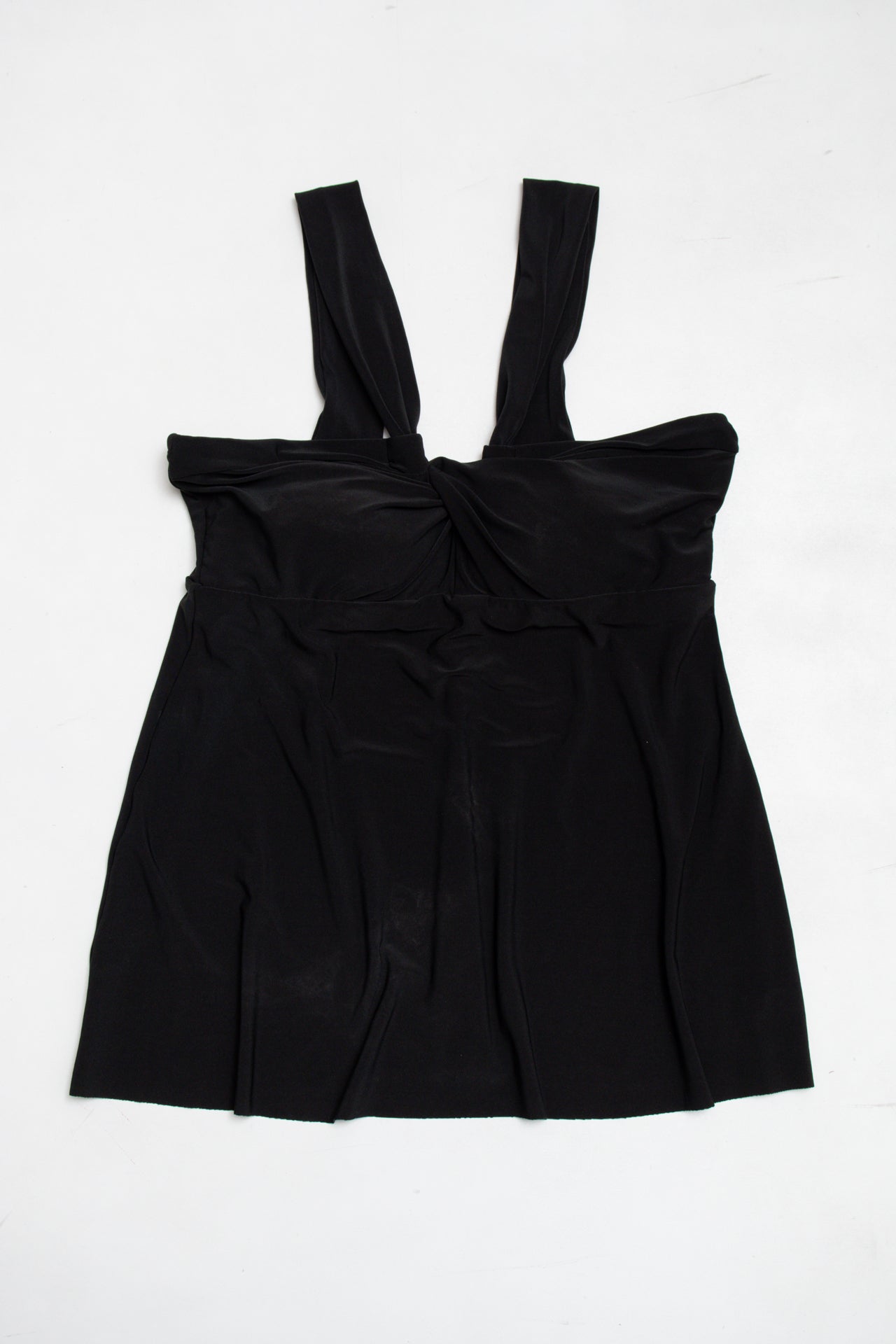 #170 Dreamsuit black ruched chest cami top | c. 165 | size 6