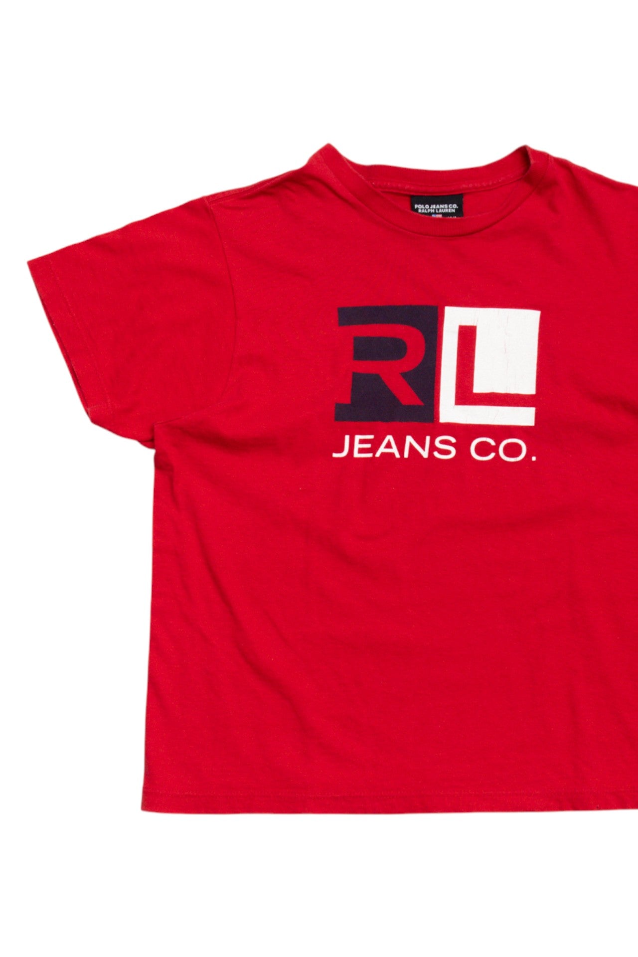 #173 Ralph Lauren Red cotton tee | c. 165 | size 10/12
