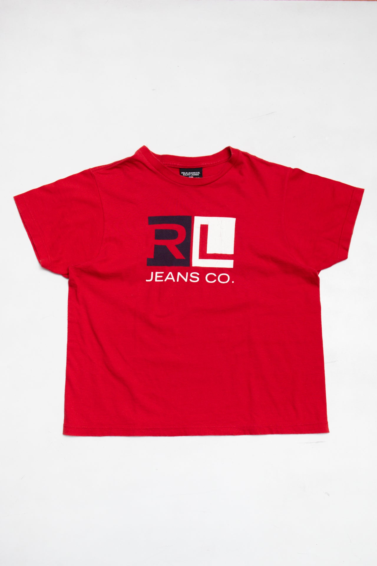 #173 Ralph Lauren Red cotton tee | c. 165 | size 10/12