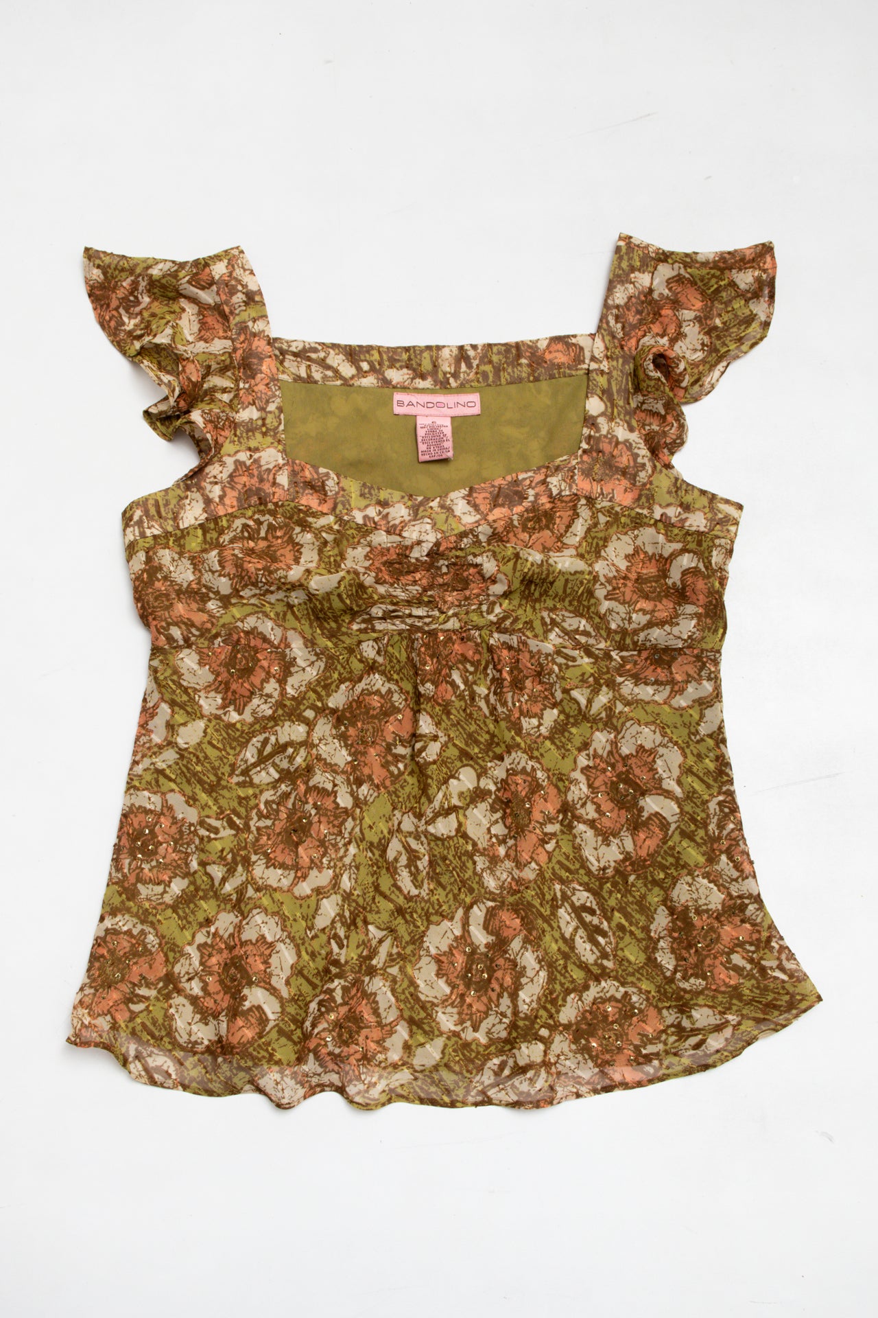 #174 Bandolino floral sequinned top | c. 165 | size 6