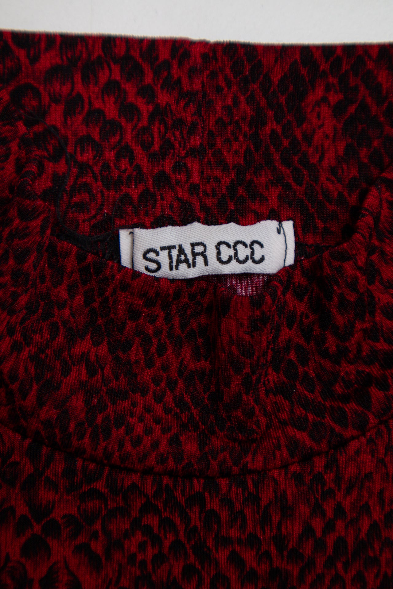 #178 STAR CCC snake print turtle neck top | c. 165 | size 8/10