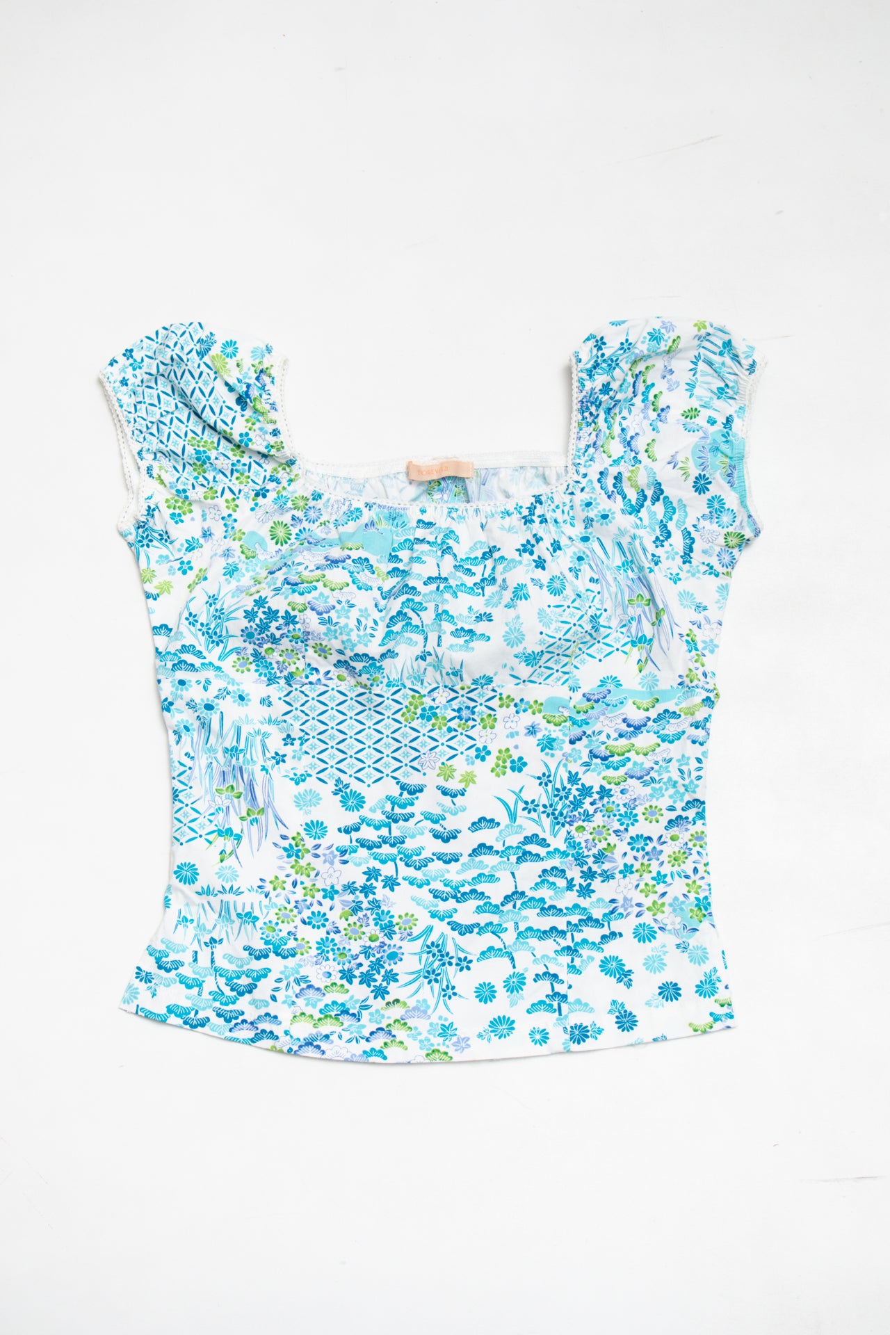 #181 Forever 21 garden print top | c. 165 | size 8