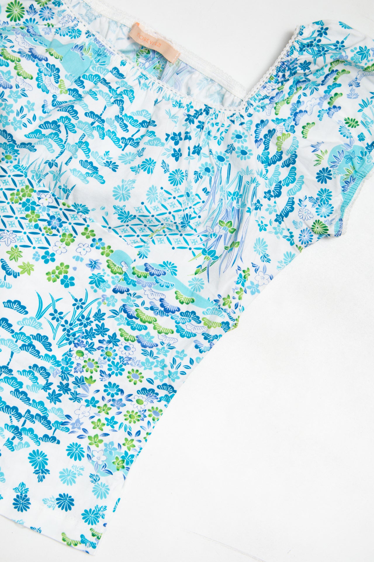 #181 Forever 21 garden print top | c. 165 | size 8