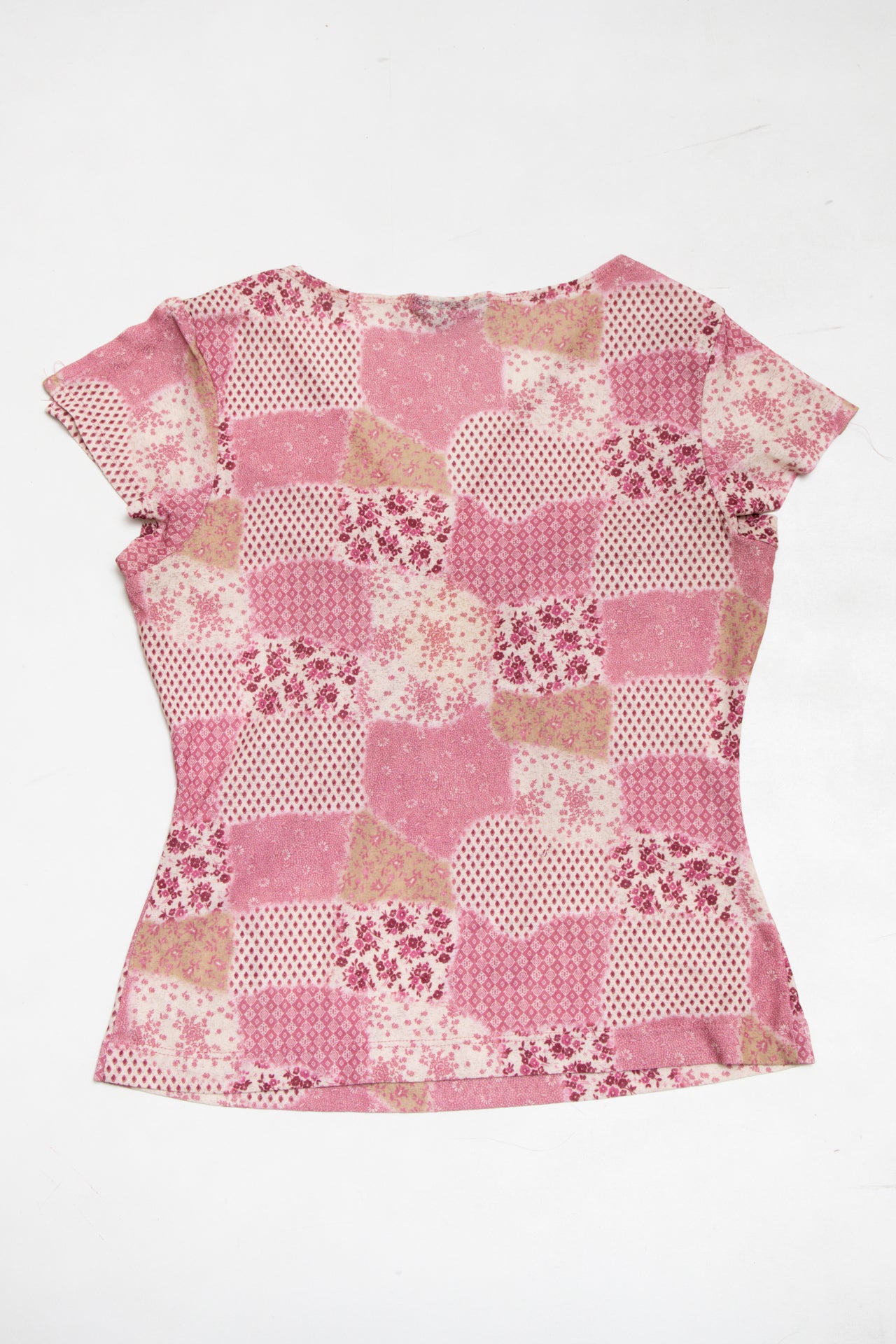 #183 floral multi print top | c. 165 | size 10/12
