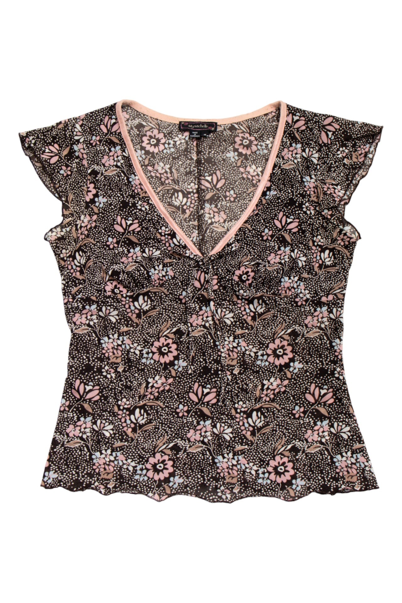 #185 My Michelle floral tee | c. 165 | size 10