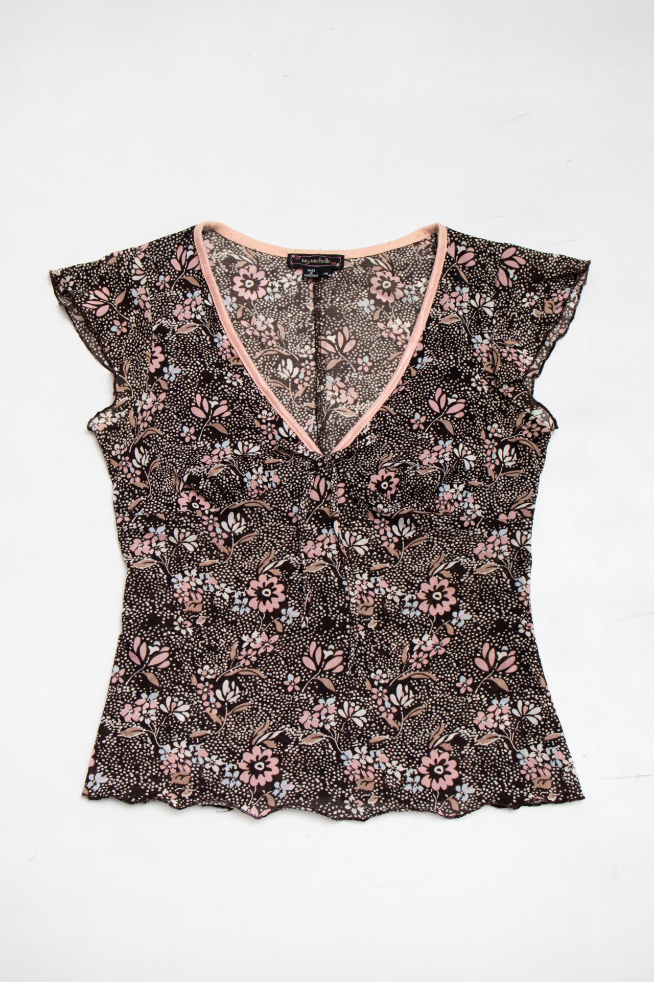 #185 My Michelle floral tee | c. 165 | size 10