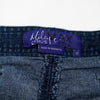 #80 Miley Cyrus ruched denim mini skirt | c.157 | Size AU 10