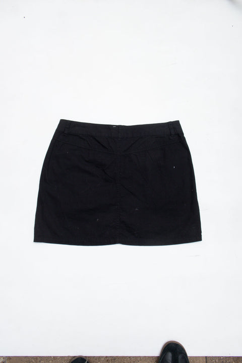 #56 Black Cargo Skirt | Just a Girl | Size 10/12