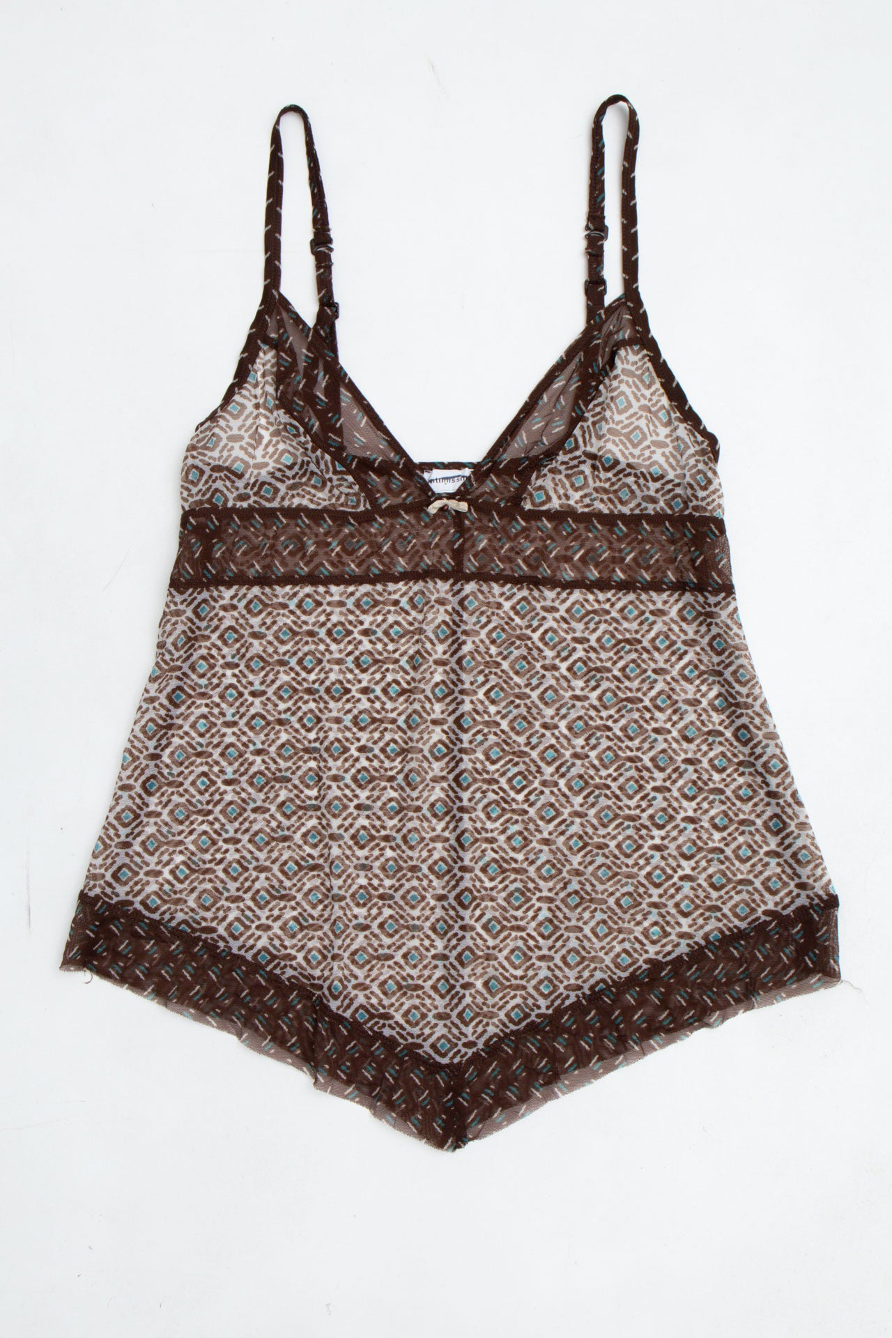 #20 Intimissimi Brown Mesh Cami | H20 | Size 8