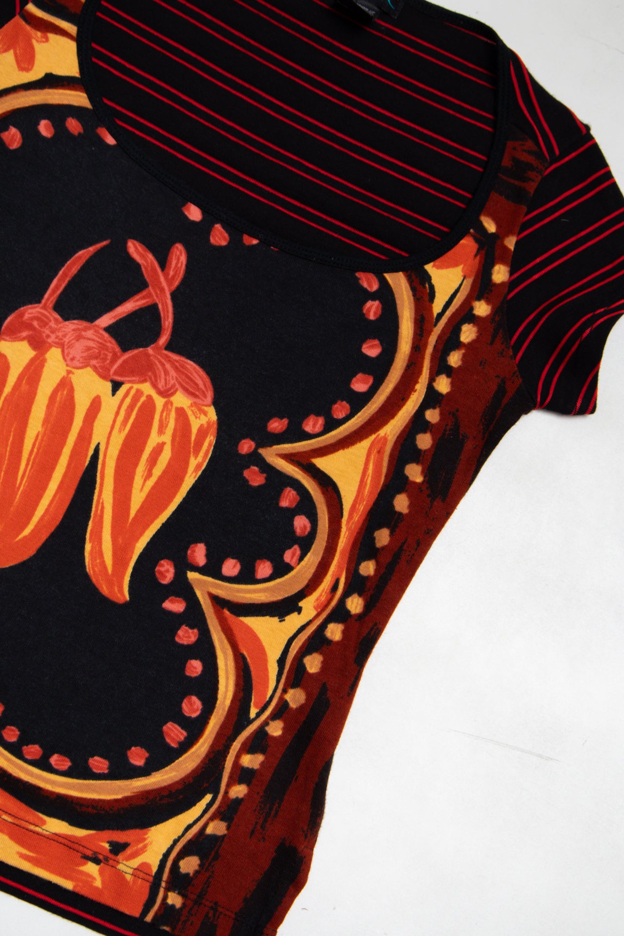 #196 Custo Barcelona cotton chilli top | c. 165 | size 12