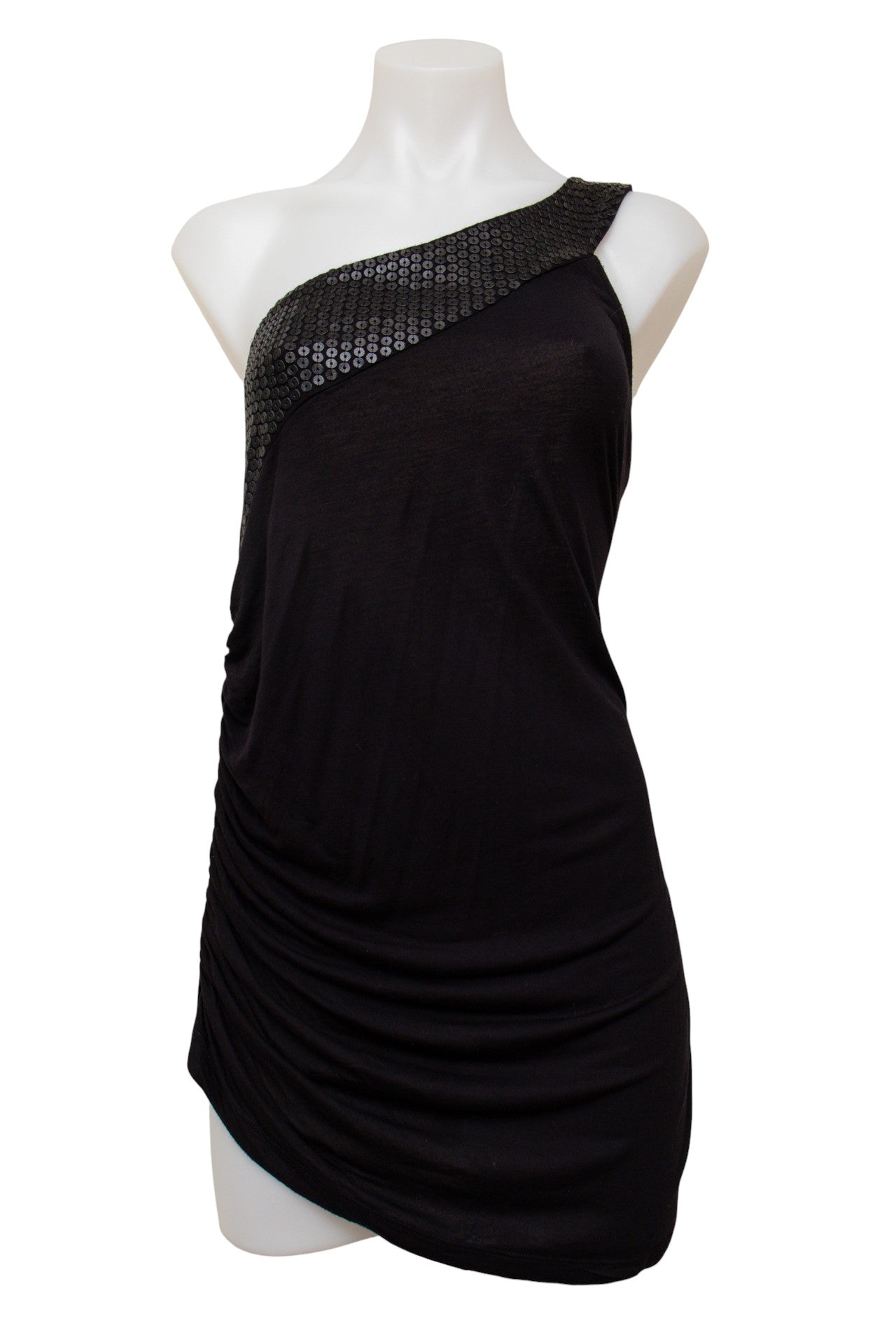 #277 Only One shoulder top Black | c. 174 | Size 12