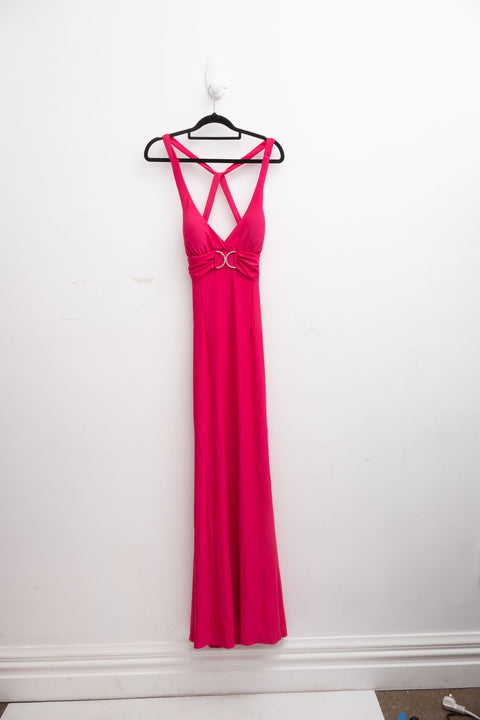 #02 Pink Crossback Gown | Just a Girl | Size 6