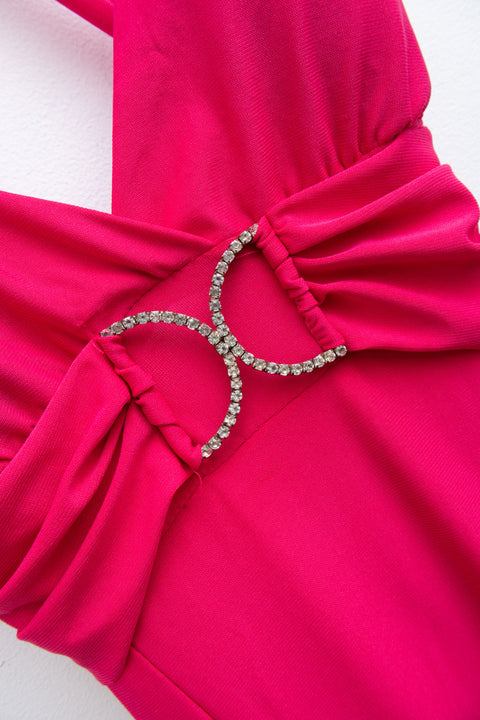 #02 Pink Crossback Gown | Just a Girl | Size 6