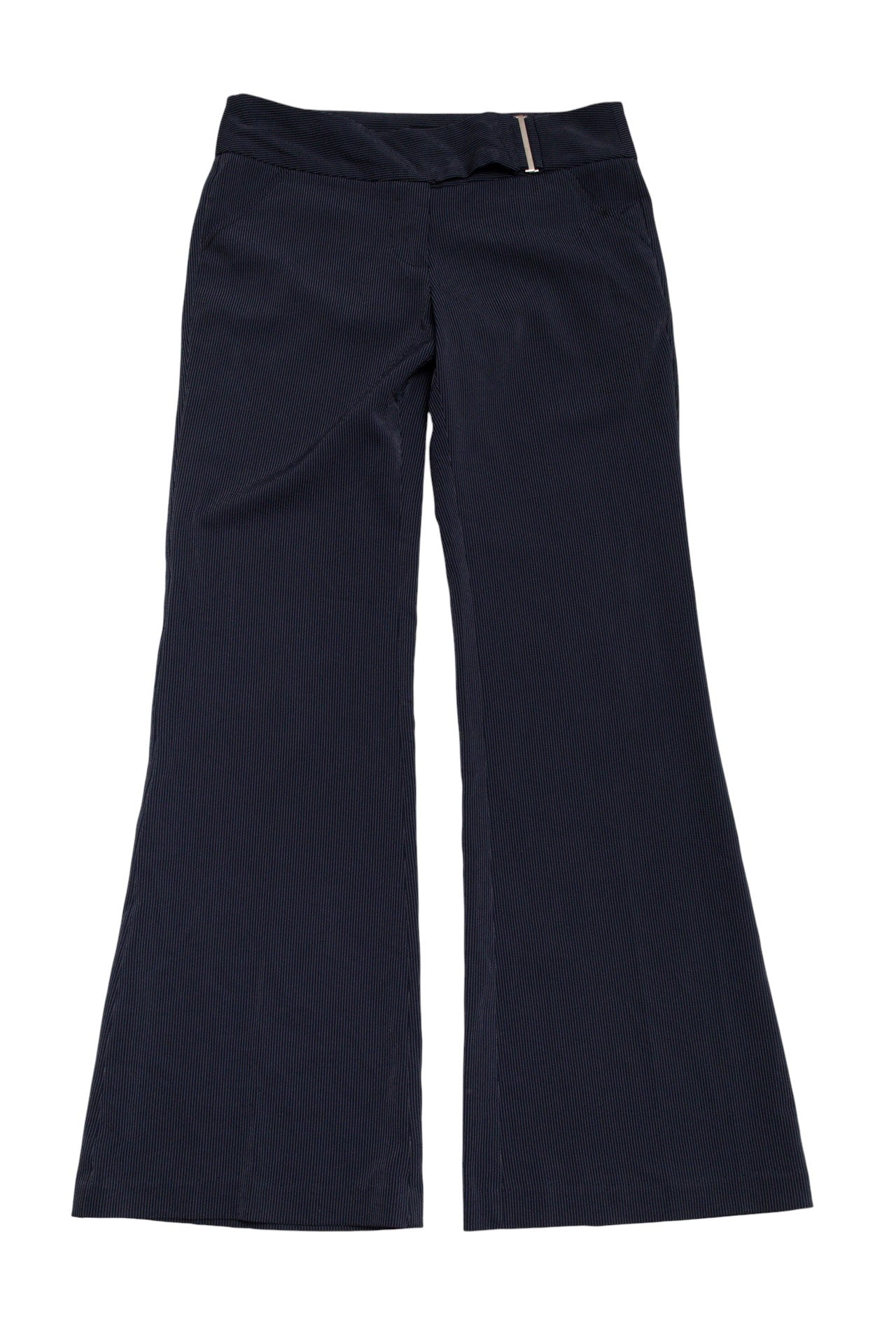#209 Digit@l navy pinstripe pants | c. 165 | size 8/10