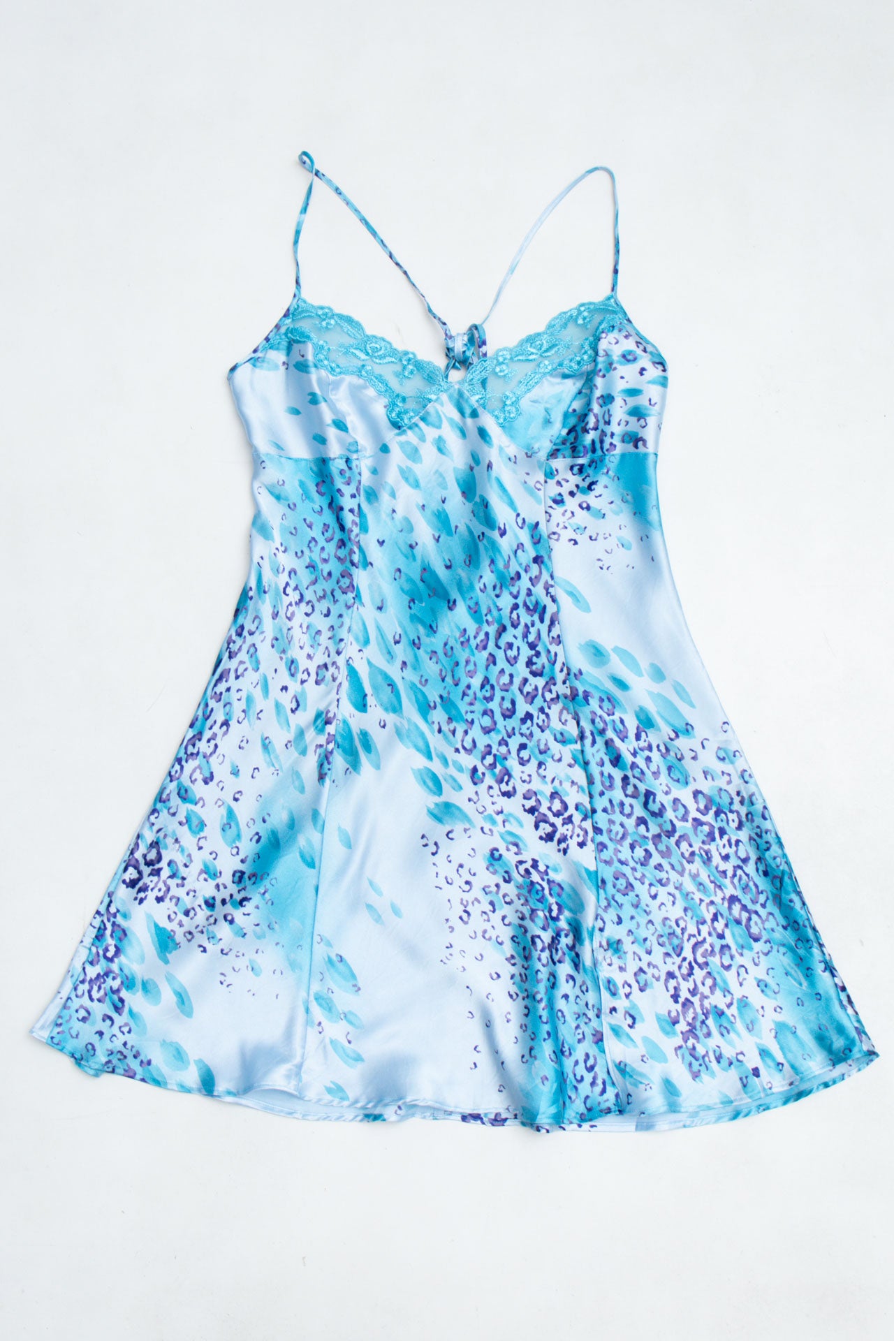 #61 VS Blue Leopard Slip Dress | H20 | Size 10