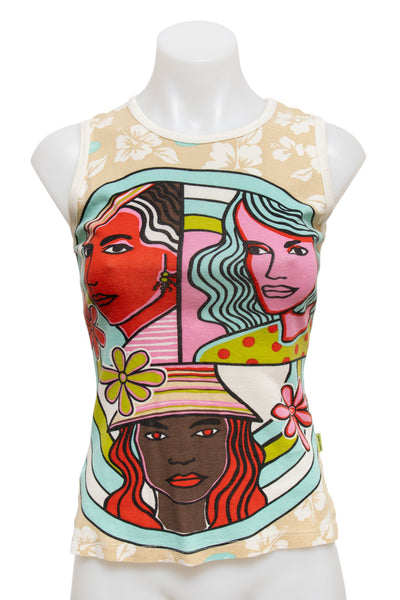 #11 Denny Rose Tank Top Beige | c. 186 | Size 10
