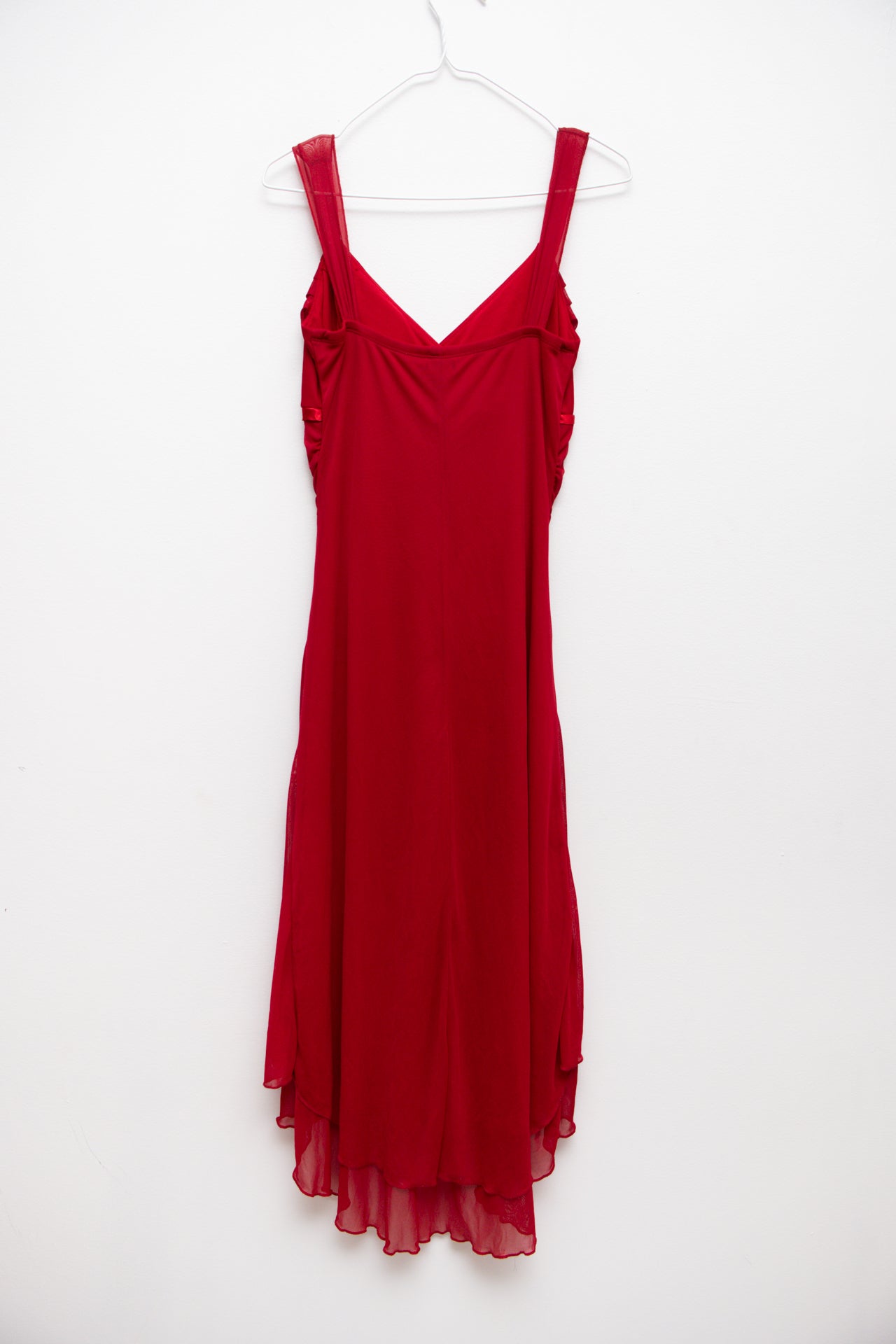 #221 Ruby Rox red evening dress | c. 165 | size 10