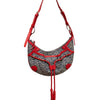 #228 DKNY leather tassel bag | c. 165