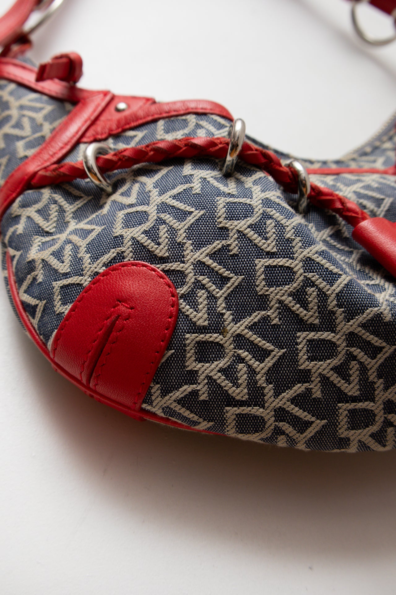 #228 DKNY leather tassel bag | c. 165