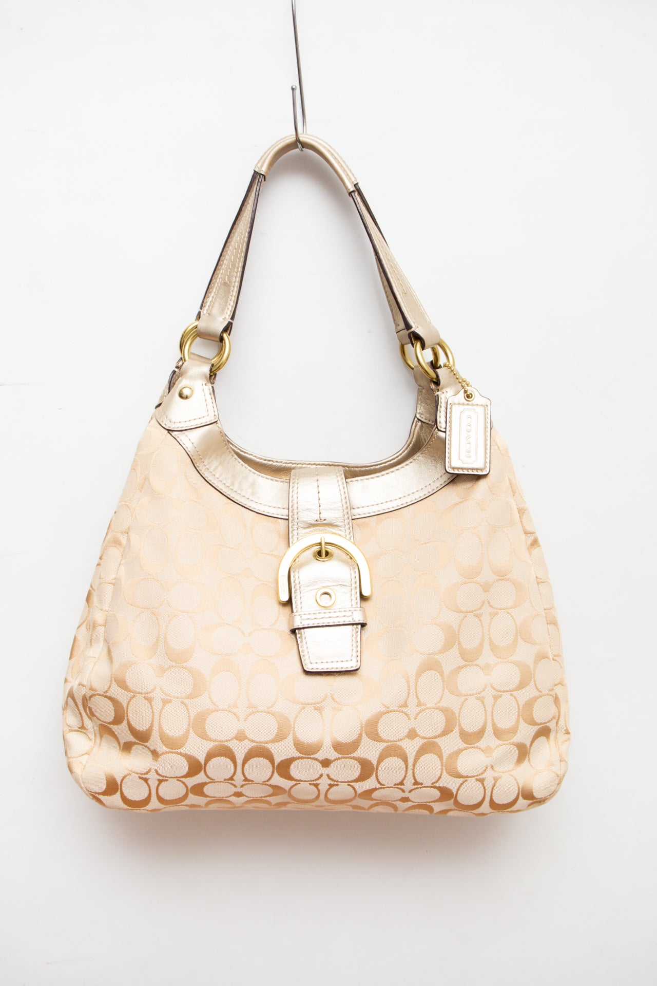 #230 Coach monogram large handbag | c. 165