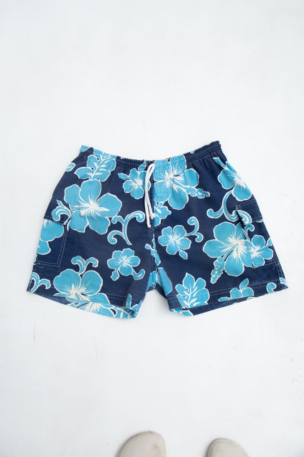 #43 Blue Floral Trunks | H20 | Size 8