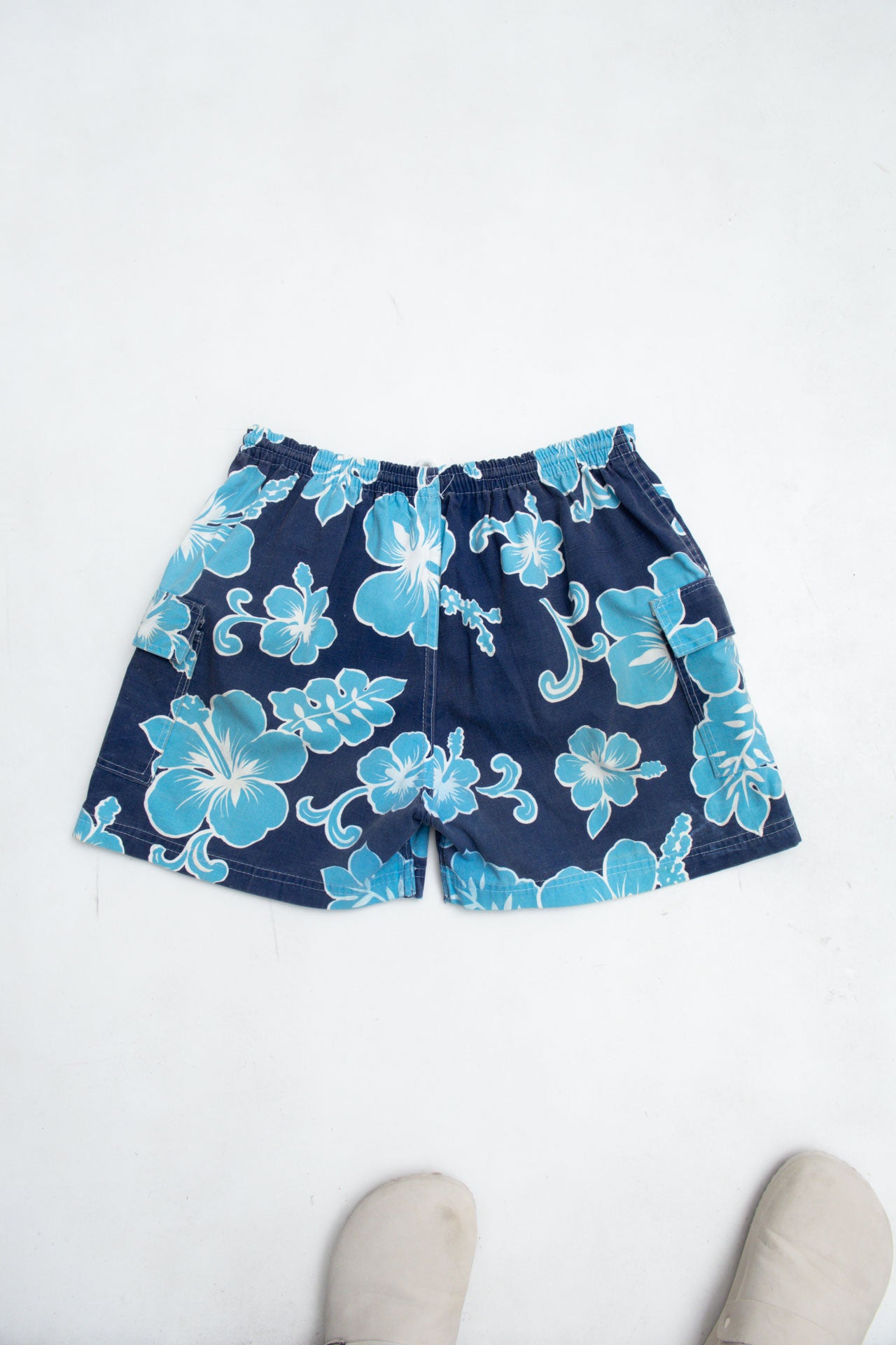 #43 Blue Floral Trunks | H20 | Size 8