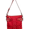 #237 Coach monogram canvas/leather bag | c. 165