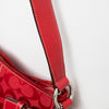 #237 Coach monogram canvas/leather bag | c. 165