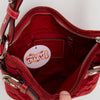 #237 Coach monogram canvas/leather bag | c. 165