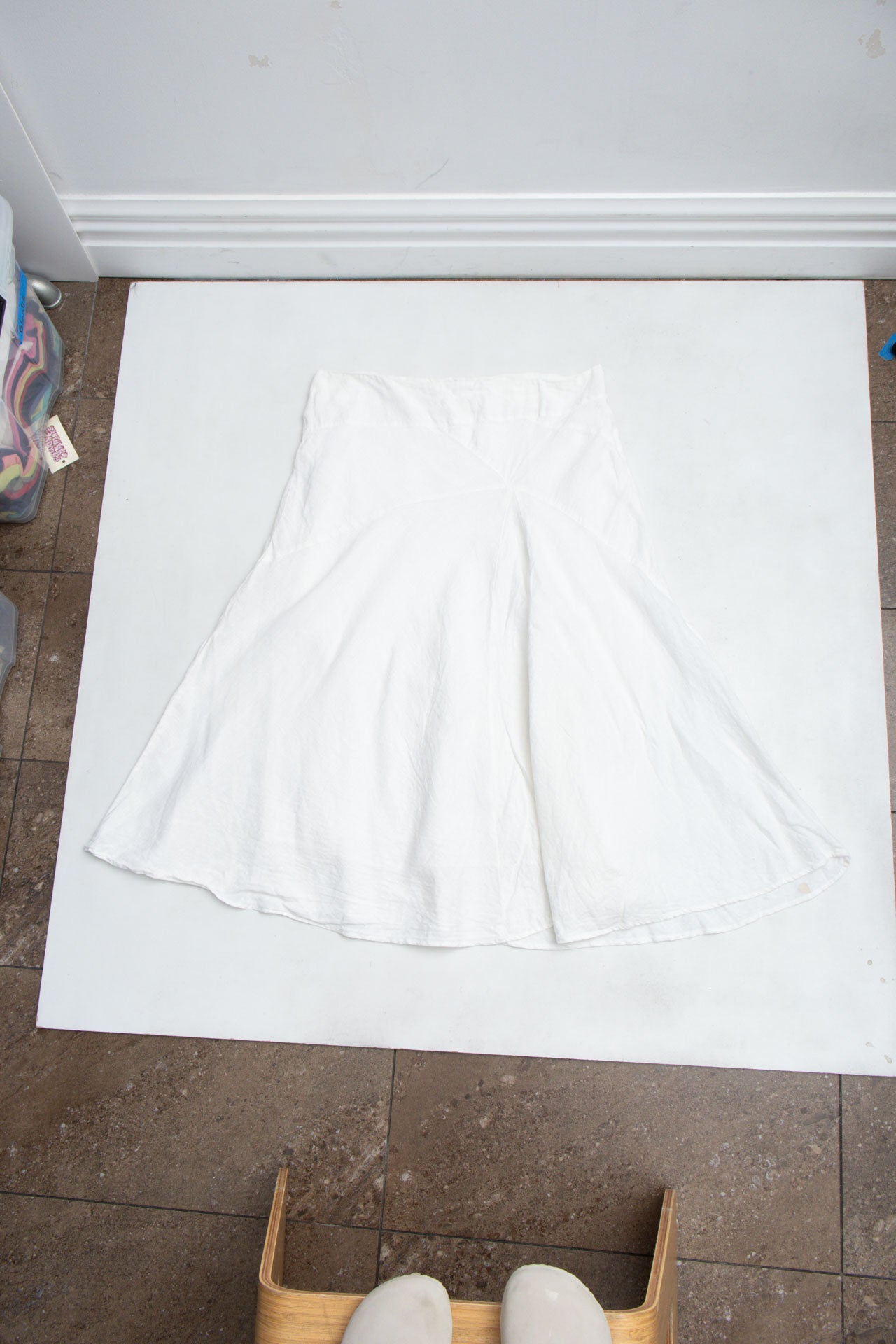 #54 Autre Ton Linen Skirt | H20 | Size 14