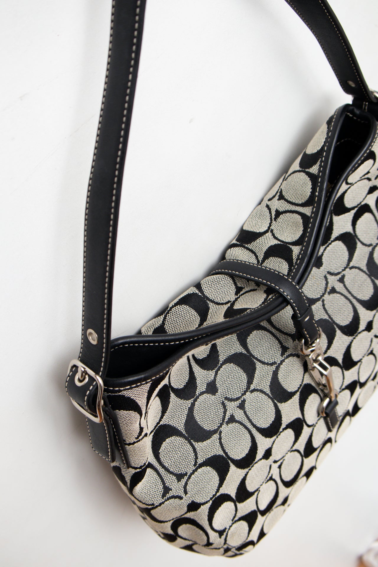 #239 Coach monogram clasp bag | c. 165