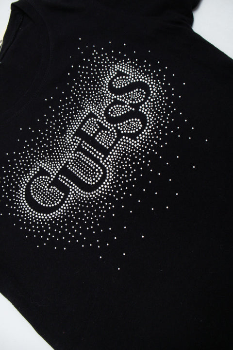 #19 Guess Diamanté Tee | Baby Tees & Gowns | Size 10