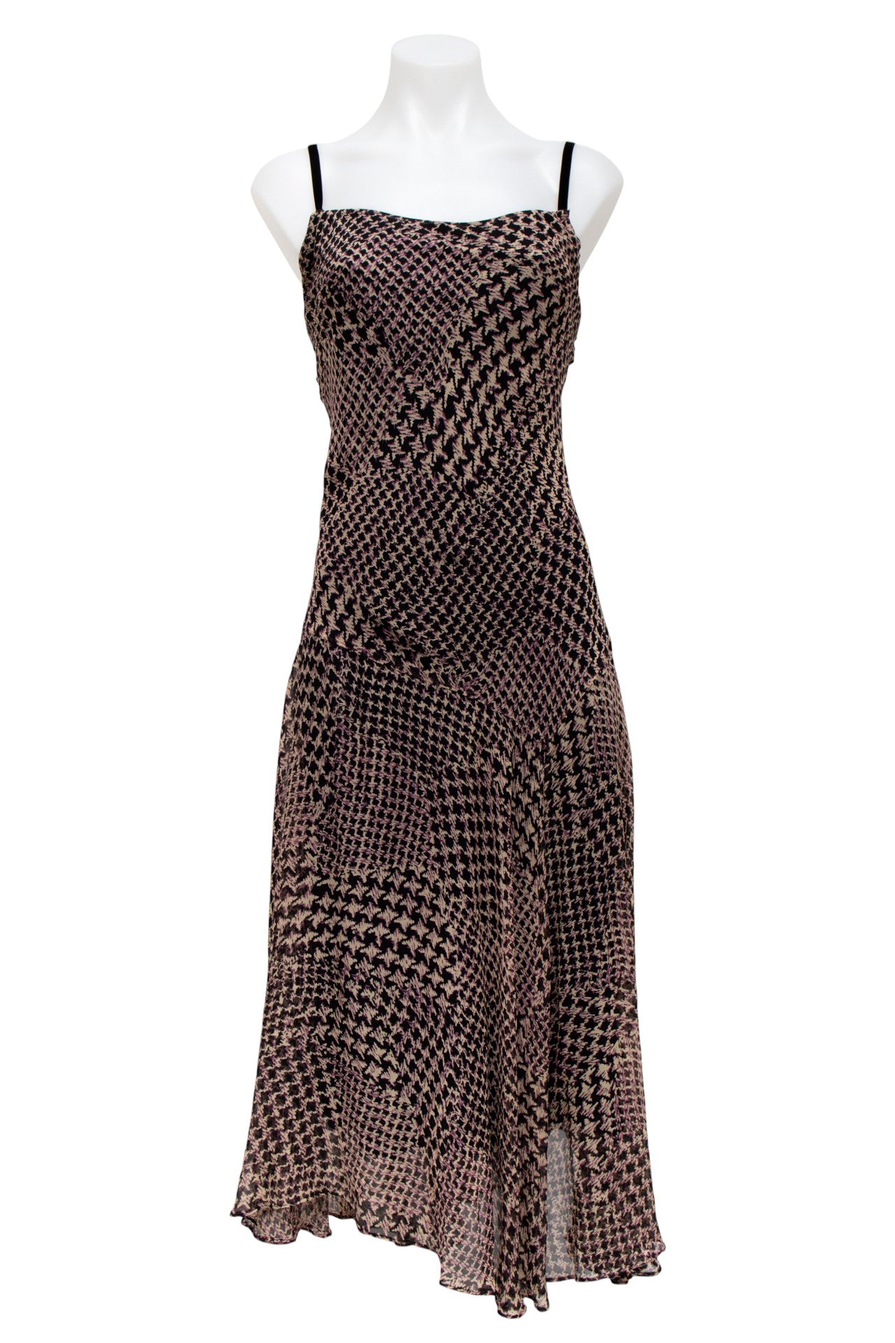 #283 Nine West Black/Purple Dress | c. 174 | Size 8