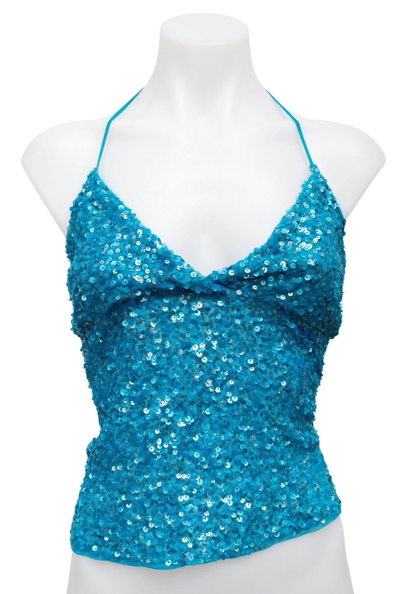 #11 Morgan De Toi Halter Top Turquoise | c. 174 | Size 10